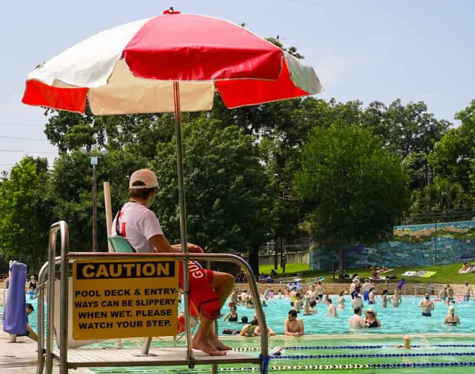 staying safe at the swimming pools uae blue guard