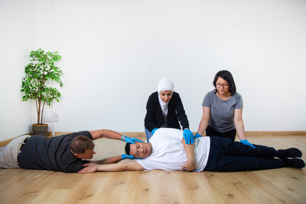 emergency first aid and cpr and defibrillation