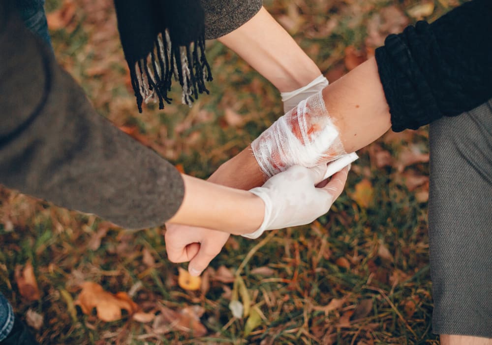 first aid helps to prevent the condition from worsening