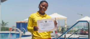 hotel pool lifeguard honoured for saving toddlers life